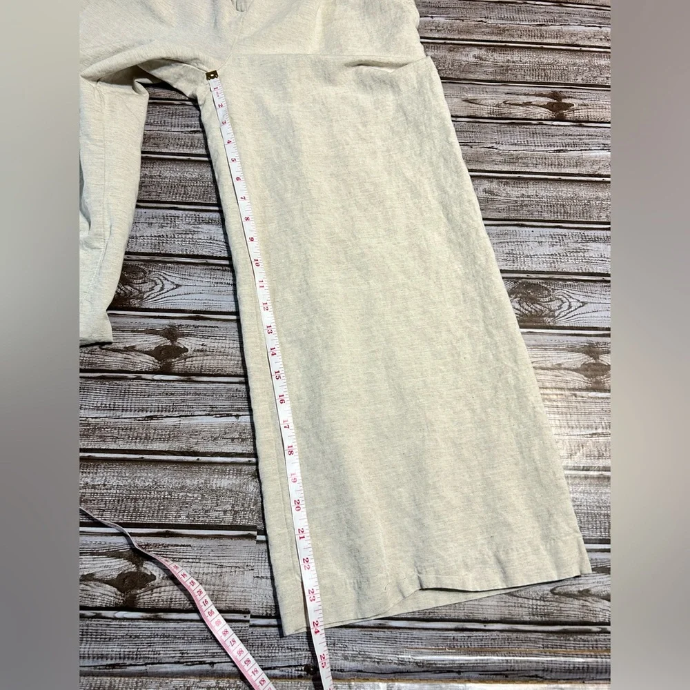 H&M Coastal Linen Blend Pants size 0